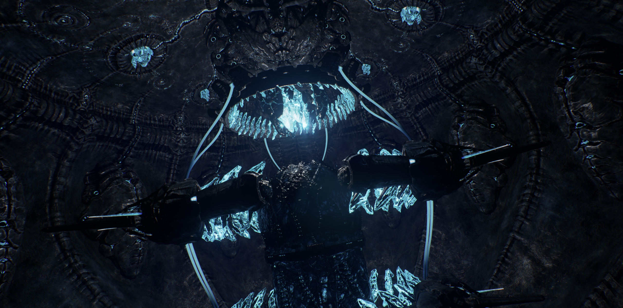Rigged meshes with materials applied